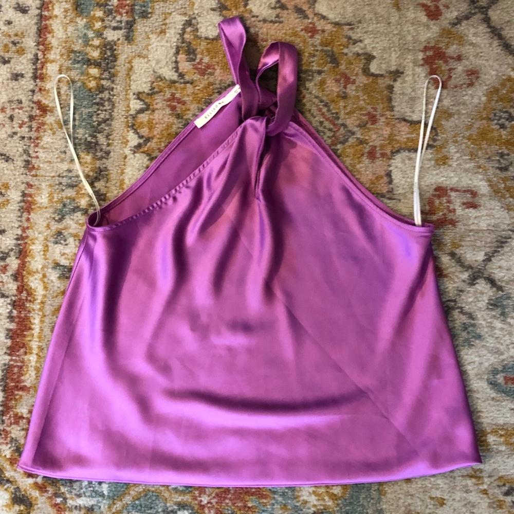 Stunning Ellison halter top, size M, purple, excellent!